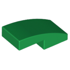 LEGO 11477 Green Slope, Curved 2 x 1 x 2/3, 3593, 17134, 64128*